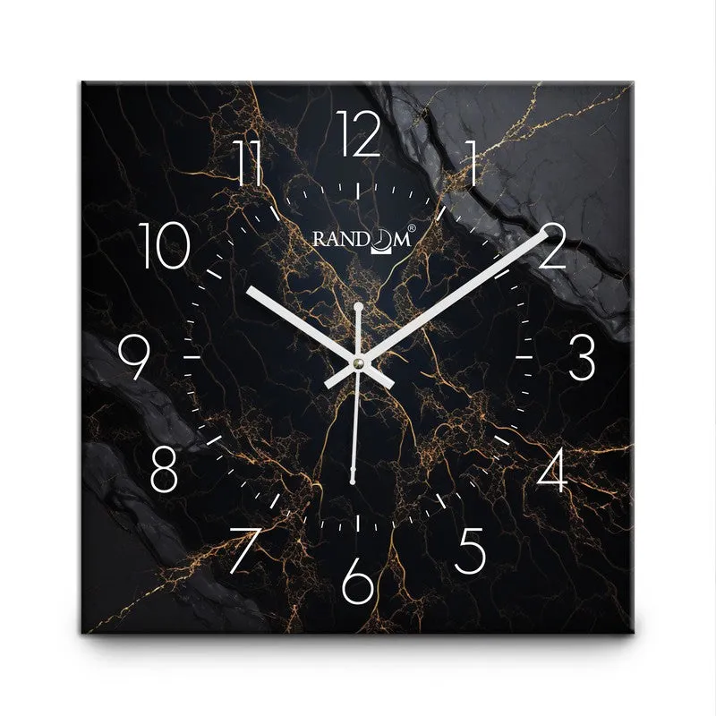 Velora Analog Wall Clock - Black media 3