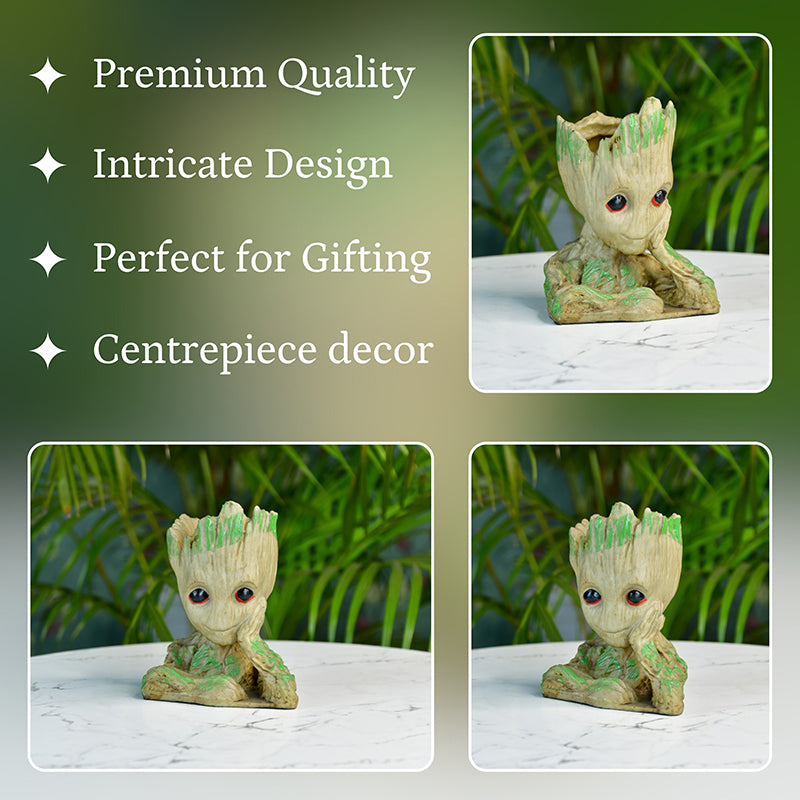 Groot In Thought Resin Showpiece media 3