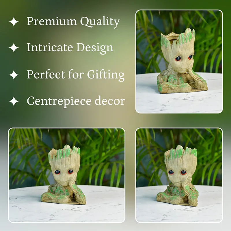 Groot In Thought Resin Showpiece - 3