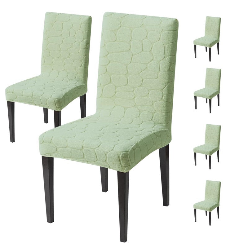 Elvra Classic Chair Cover(Green) - Set Of Six media 4