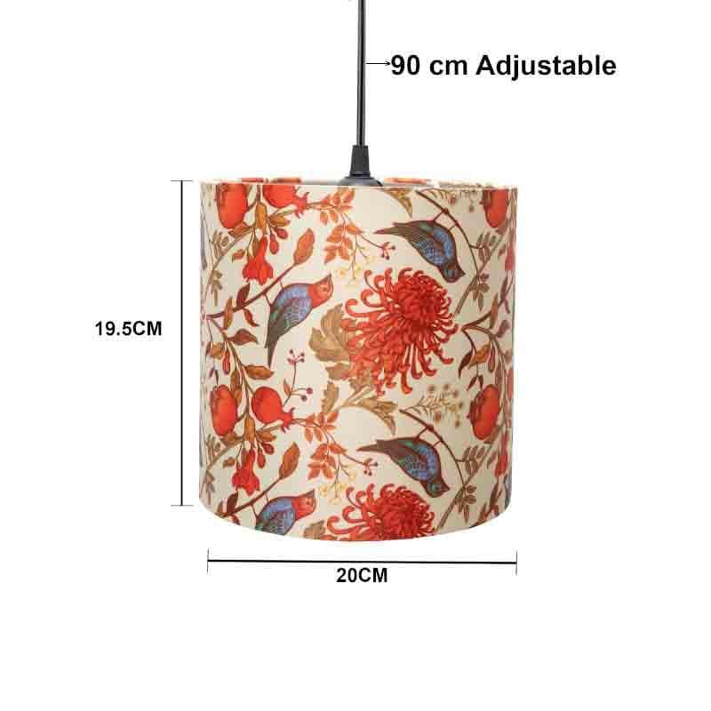 Amber Fabric Ceiling Lamp media 6