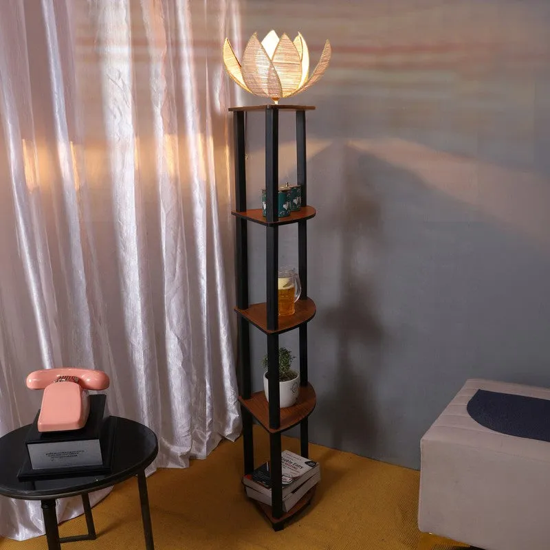 PearlCast Floral I Floor Lamp media 4
