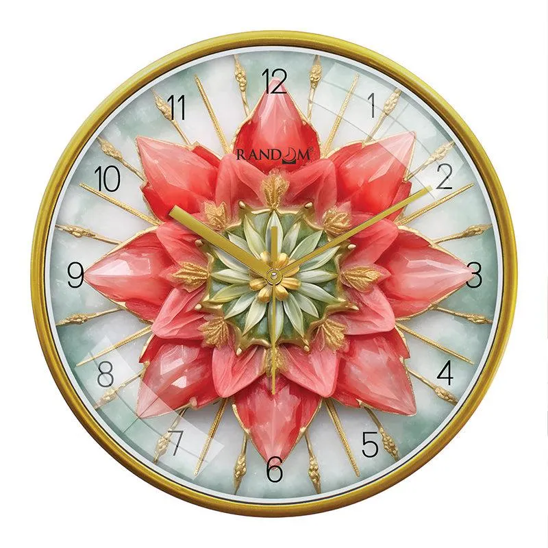 Leaf Loop Analog Wall Clock media 4