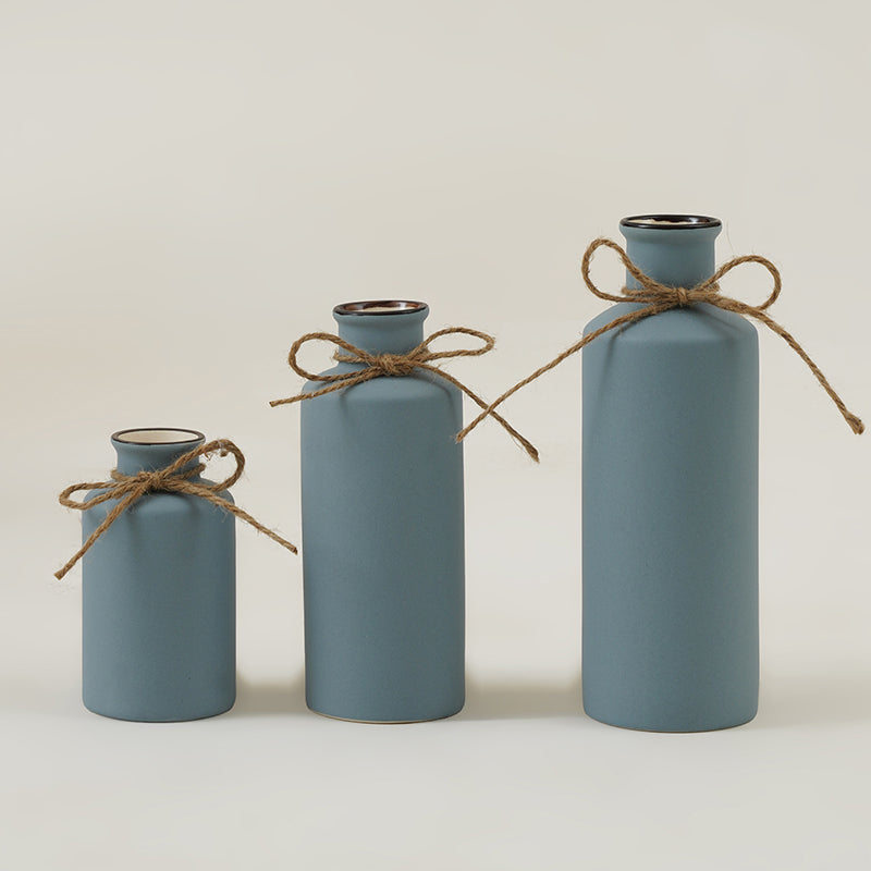 Alnira Bottle Vase (Blue) - Set Of Three media 3
