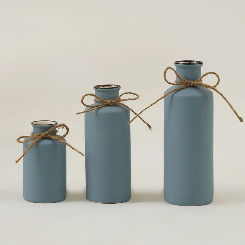 Alnira Bottle Vase (Blue) - Set Of Three media 3