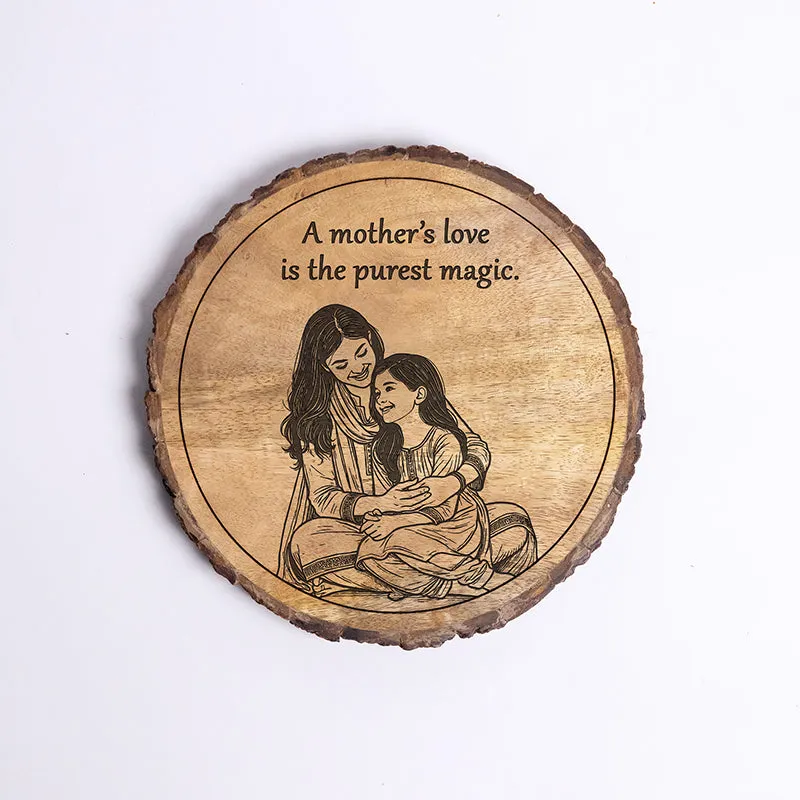 The Purest Magic Wood Showpiece - Round media 5