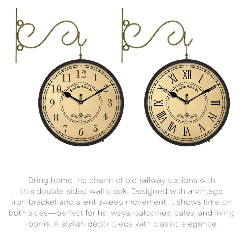 Bellmont Double Sided Wall Clock media 5