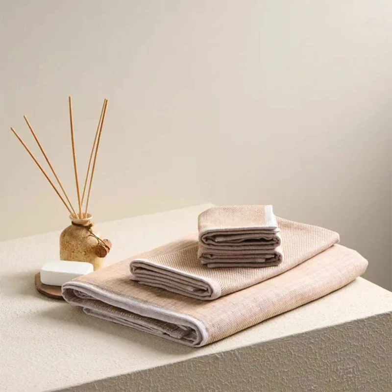 Absorbo Bamboo Terry Towel Combo (Beige) - Four Piece Set media 1