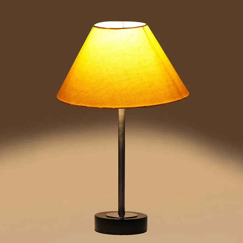 Cotin II Rodin Wooden Table Lamp - Yellow,Silver,Black media 6