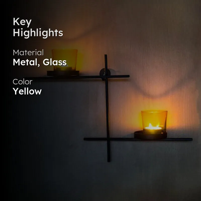 Luminaire Votive Duo (Yellow) - Set Of Two media 2