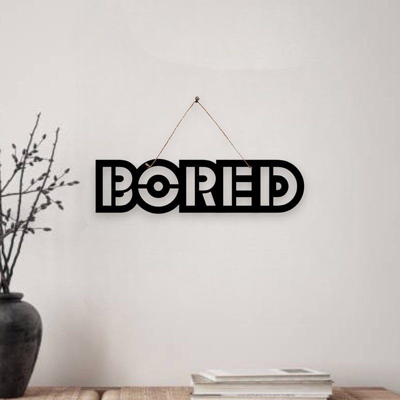 Bored Mild Steel Wall Accent