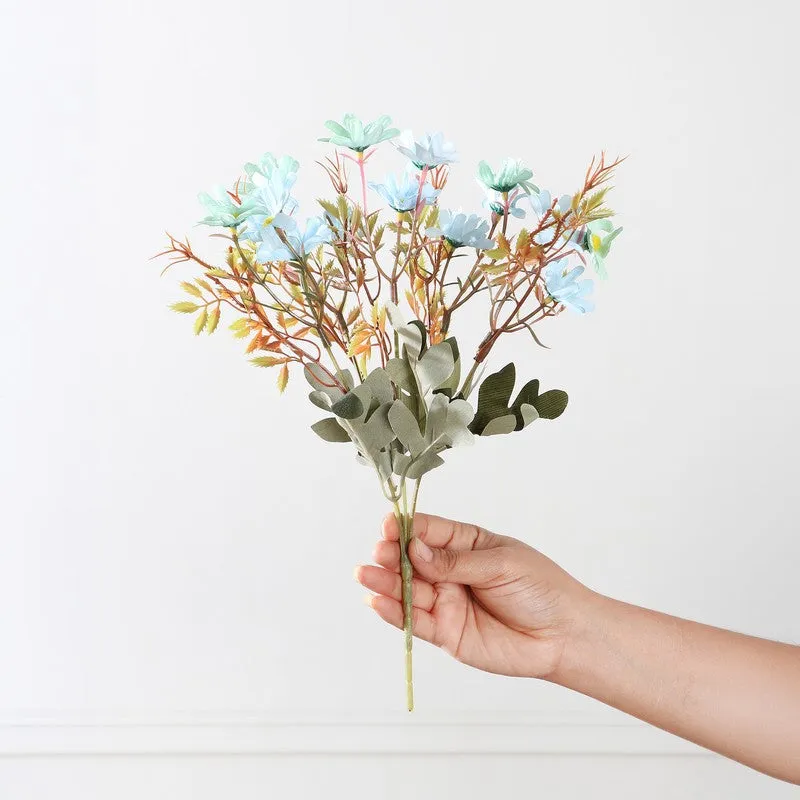 Autumn Daisy Artificial Flowers - Blue media 3