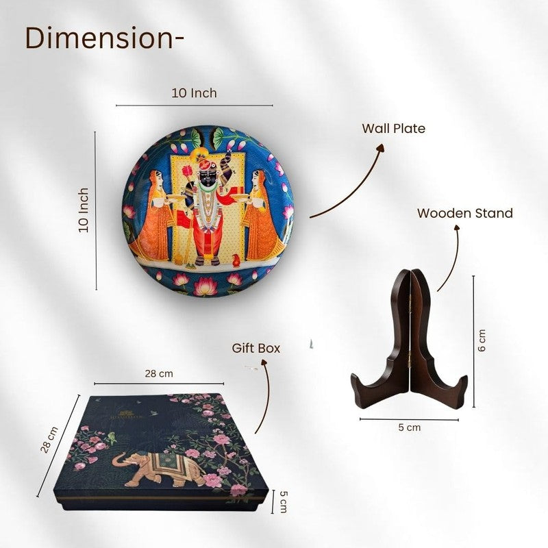 Srinathji Metal Wall Plate media 9