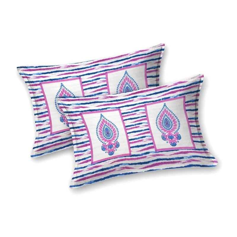 Desior Cotton Bedsheet (Purple) - 240 TC media 4