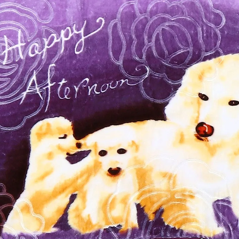 Monte Carlo Cloud Dreams Blanket (Purple) - 553 GSM media 4