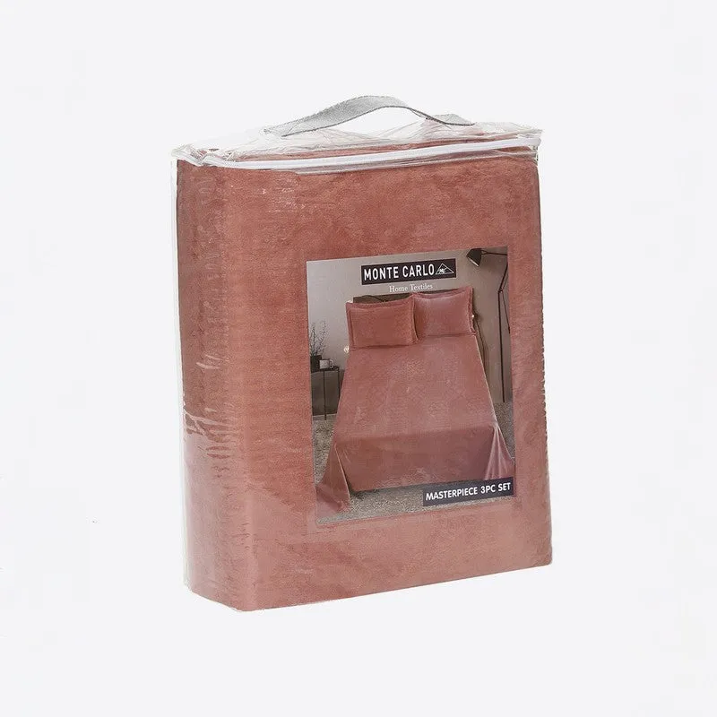 Monte Carlo Color Drift Bedsheet (Orange) - 280 GSM media 6