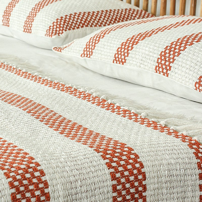 Zeyna Ease Cotton Bedcovers - Orange media 5
