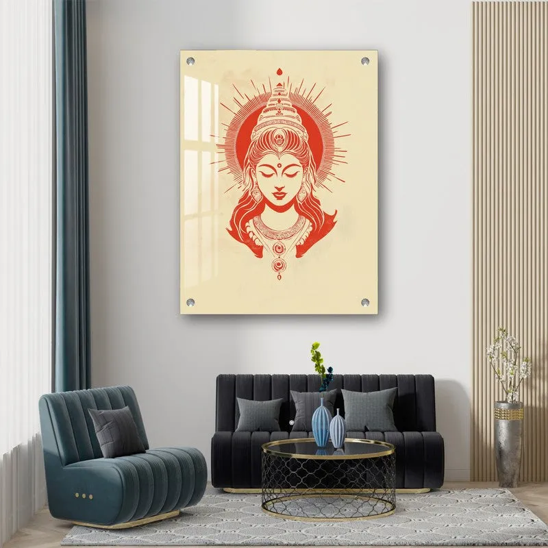 Goddess Devi Radiance Acrylic Wall Art media 6