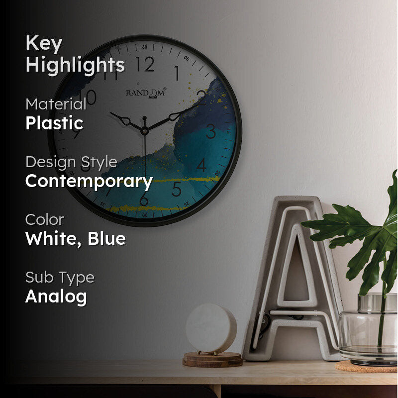 Albert Sweep Silent Wall Clock media 2