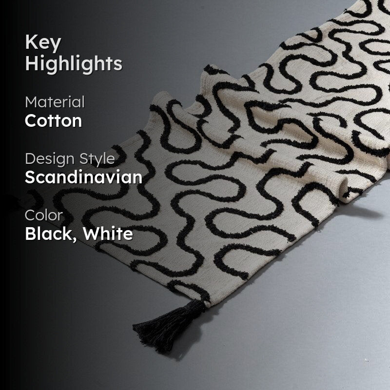 Iztac Embroidered Cotton Table Runner media 2