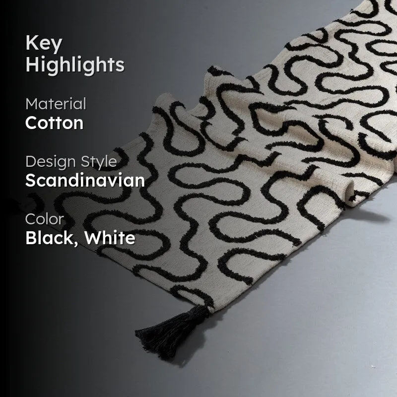 Iztac Embroidered Cotton Table Runner media 2