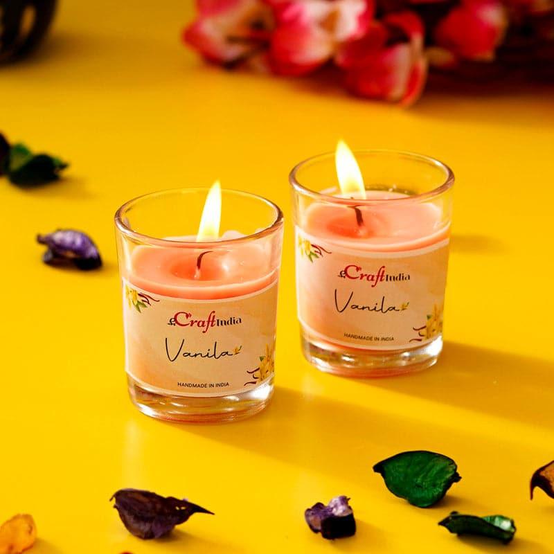 Seema Vannilla Scented Candle - Set Of Two media 4