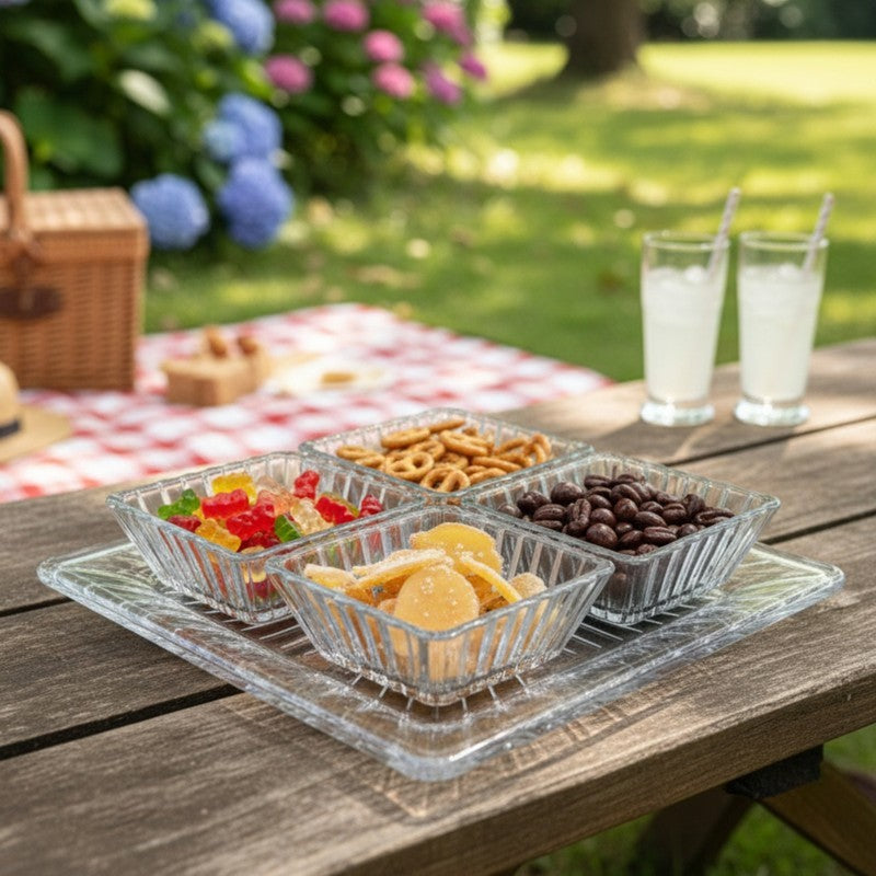 Crunchy Delights Snack Bowl - Five Piece Set media 3