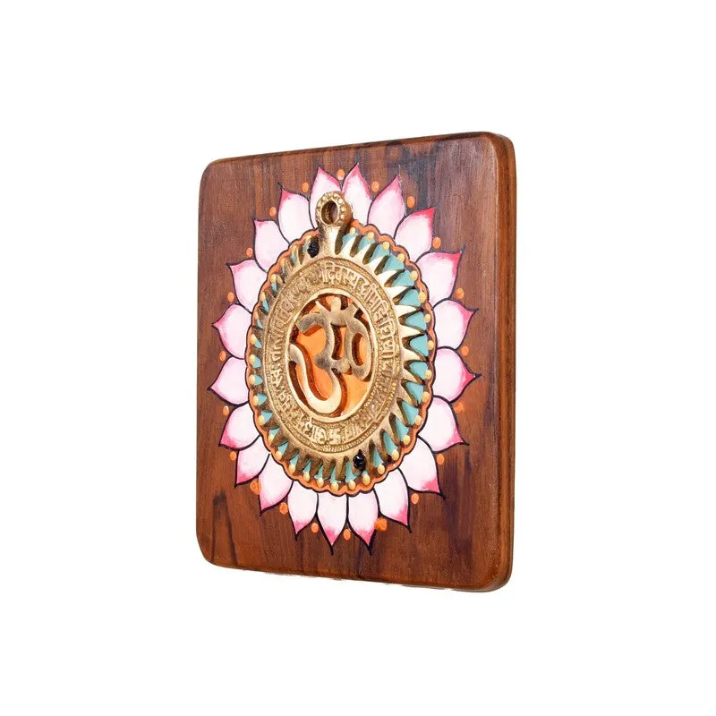 Omm Mandala Wooden Wall Accent media 5