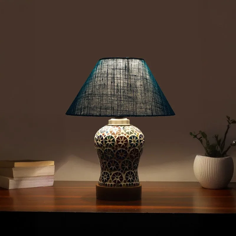 Loomra Wooden Table Lamp - Multicolor media 1