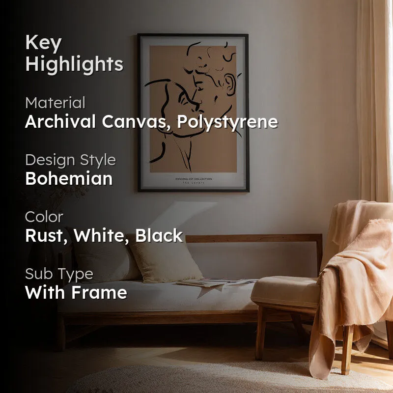 Proximity Canvas Wall Painting With Black Frame media 2