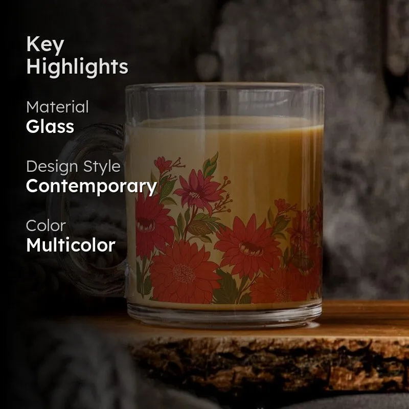 Camillia Glass Coffee Mug (330 mL) media 2