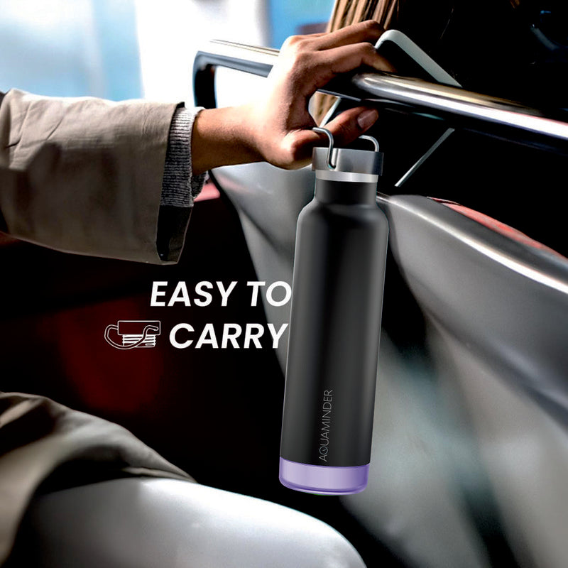Hot & Cold Mate Smart Water Bottle - Black (600 mL) media 5