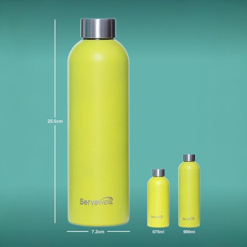 Steel Elegance Elixir Bottle (900 mL) - Lime Green media 5