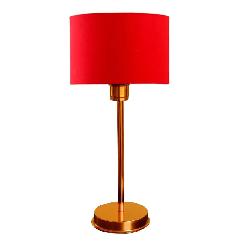 Kavira Kyne Metal Table Lamp - Red media 5