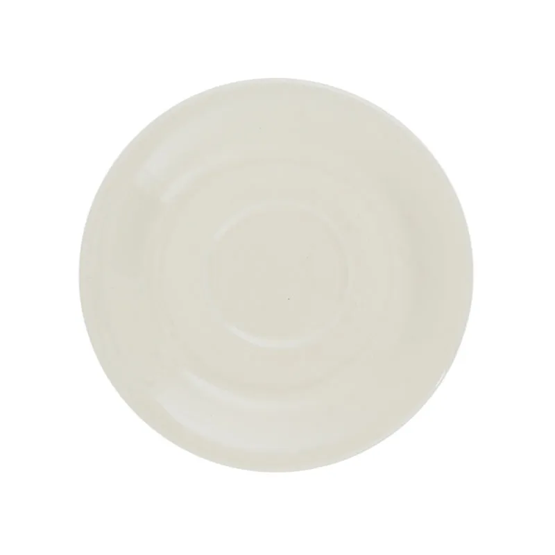 SipDelight Porcelain Cup & Saucer (White/190 mL Each) - Set of Six - 7