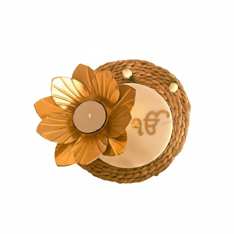 Aarohana Tea Light Candle Holder - White media 4