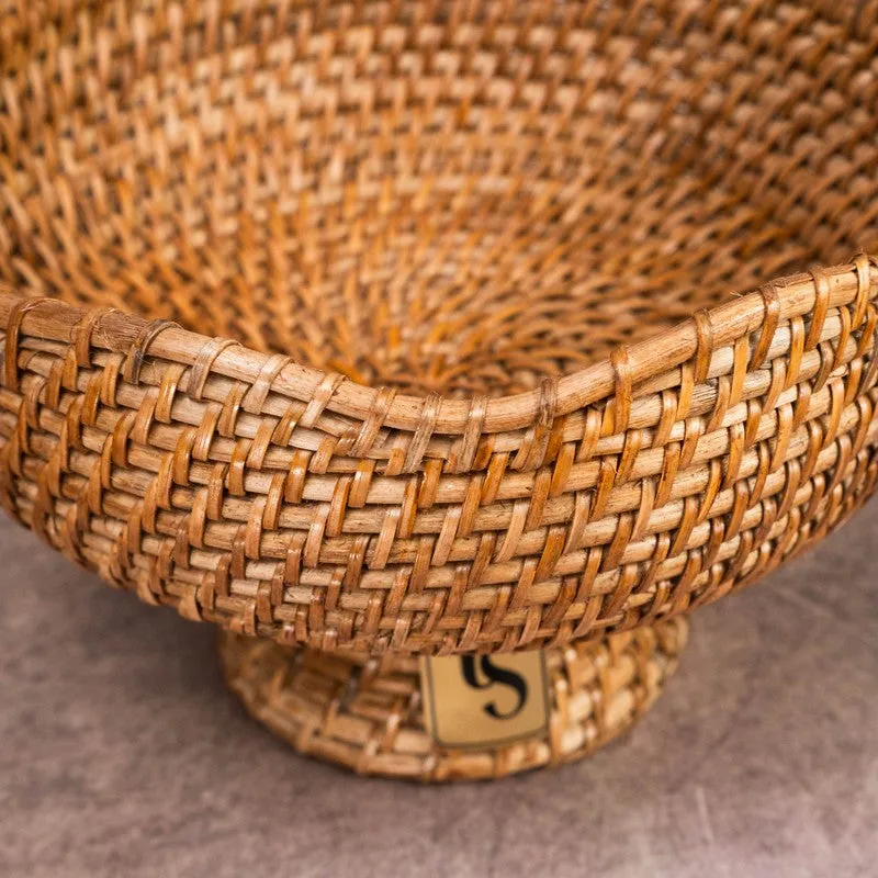 PalmNest Rattan Fruit Bowl media 7