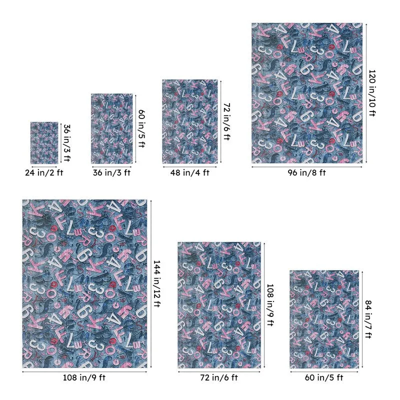Niora Script Anti-Skid Carpet media 10