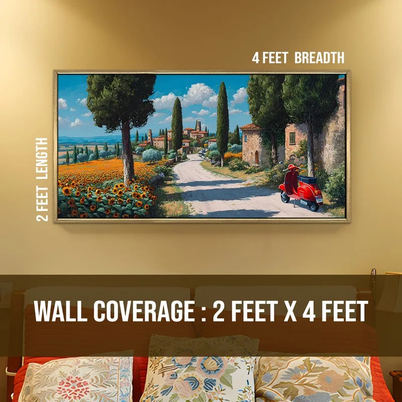 Florenza Canvas Wall Painting With Frame media 8