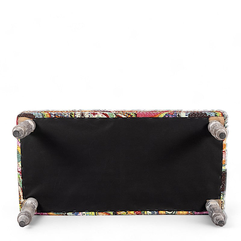 Dervon Sheesham Wooden Bench - Multicolor media 7