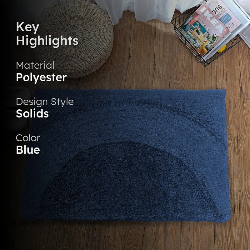Dry Stride Microfiber Bath Mat - Blue media 2