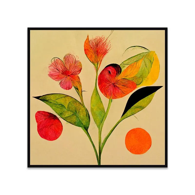 Lively Spring Flowers Wall Painting media 5