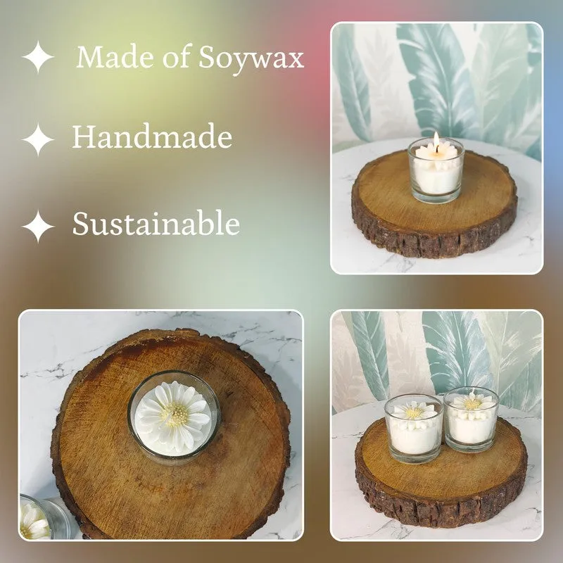 Pearl Bloom Soy Wax Candle - Set Of Two media 6
