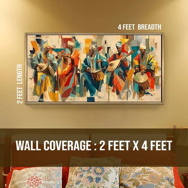 Syncopated Souls Canvas Wall Painting With Frame media 8