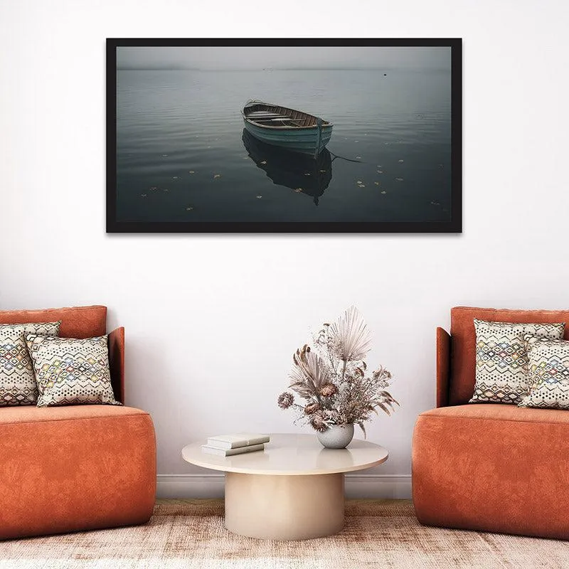 Row Solace Wall Painting With Frame media 1