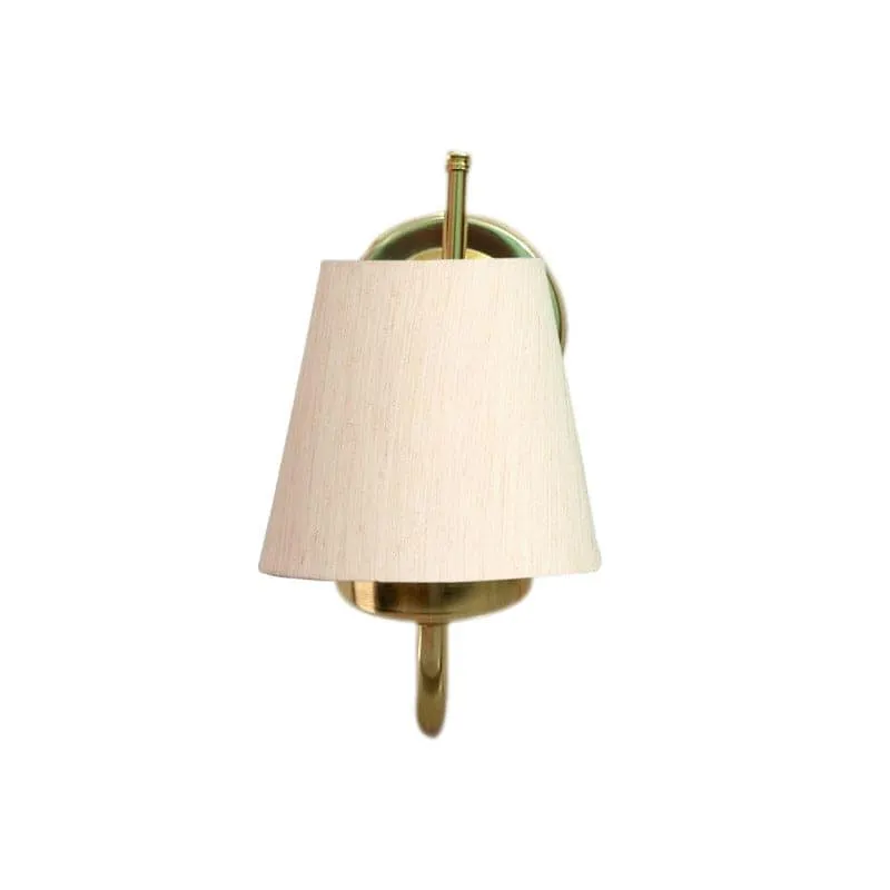 Galora Fabric & Metal Wall Lamp - Beige media 4