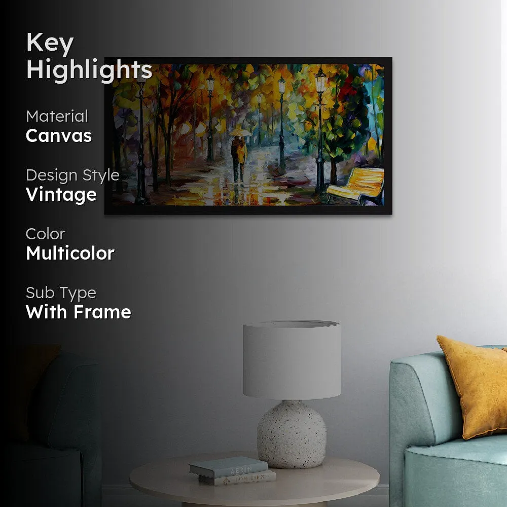 Rainy Evening Canvas Wall Painting media 2