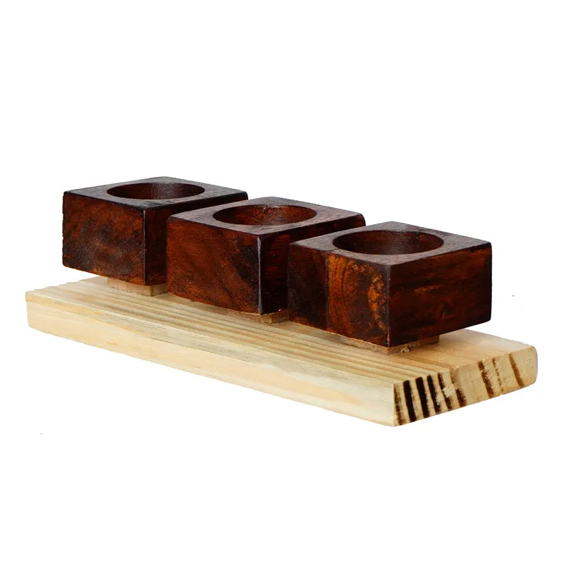 Woodland Ember Wood Tea Light Holder media 5