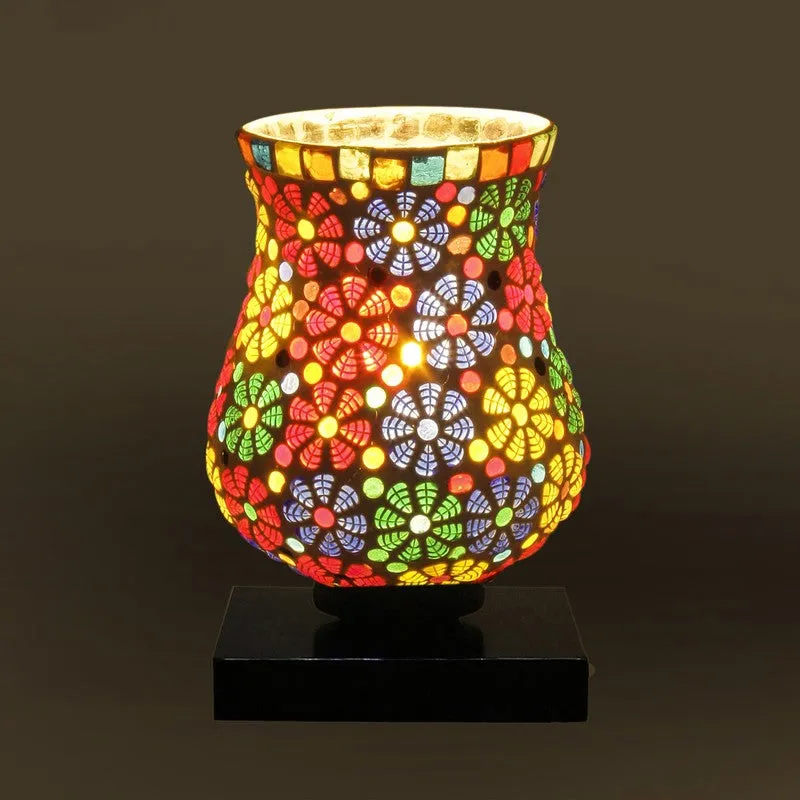Evaila Mosaic Glass Table Lamp - Multicolor media 7