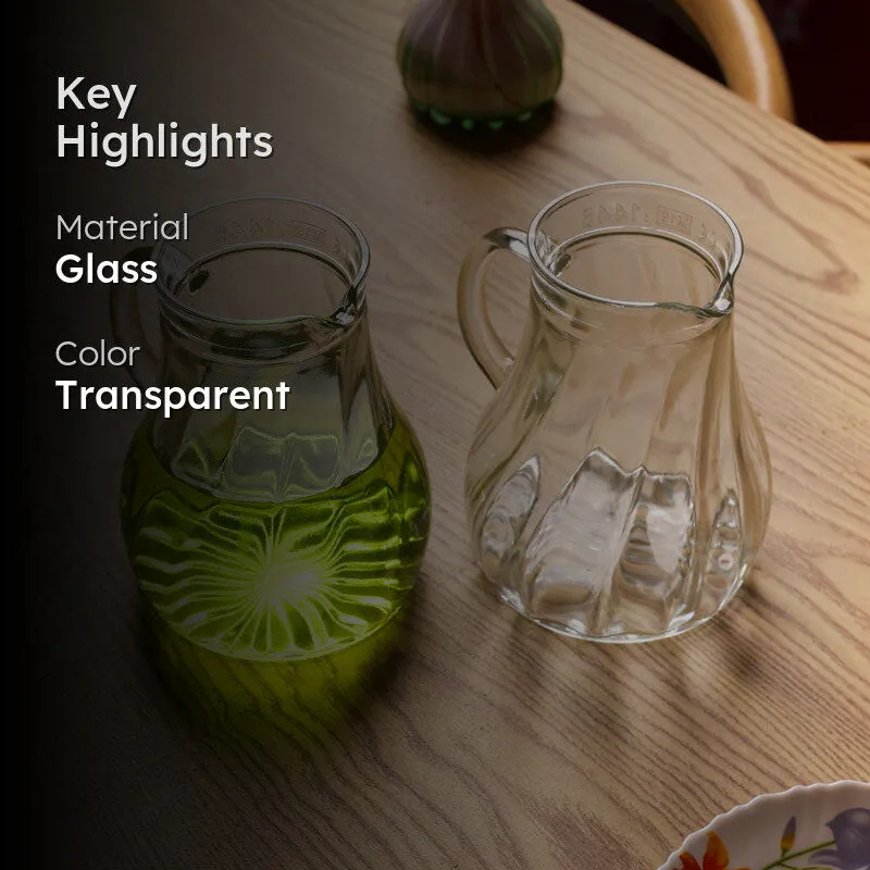 Orvella Glass Jug(1000 mL) - Set Of Two media 2